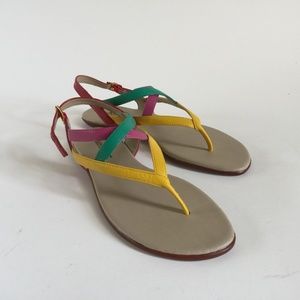 *SOLD* Maine Woods colorful sandals 8M
